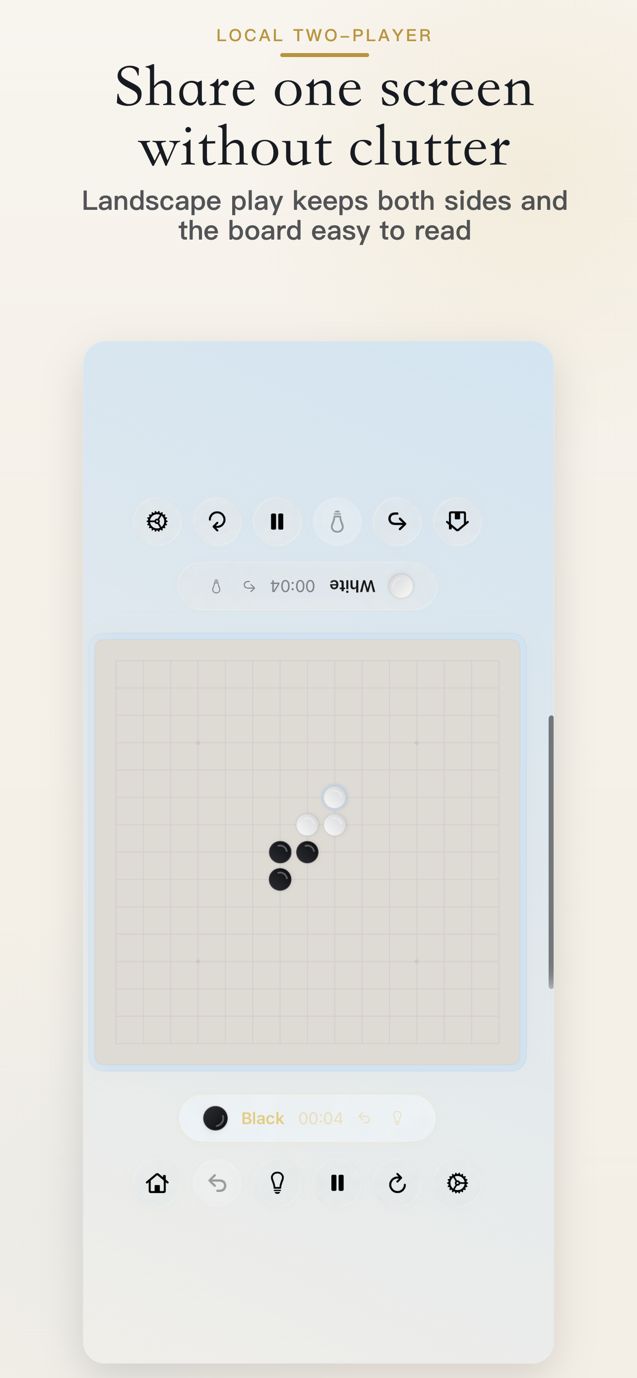 WUZIQI two-player — share one screen for local two-player play