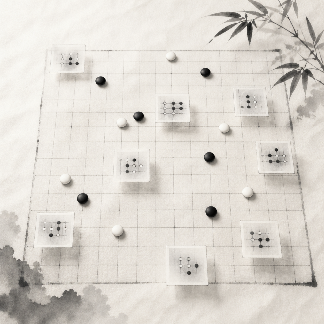 棋盘上的局部形状，常常比整盘扫描更接近一台引擎真正的工作方式。